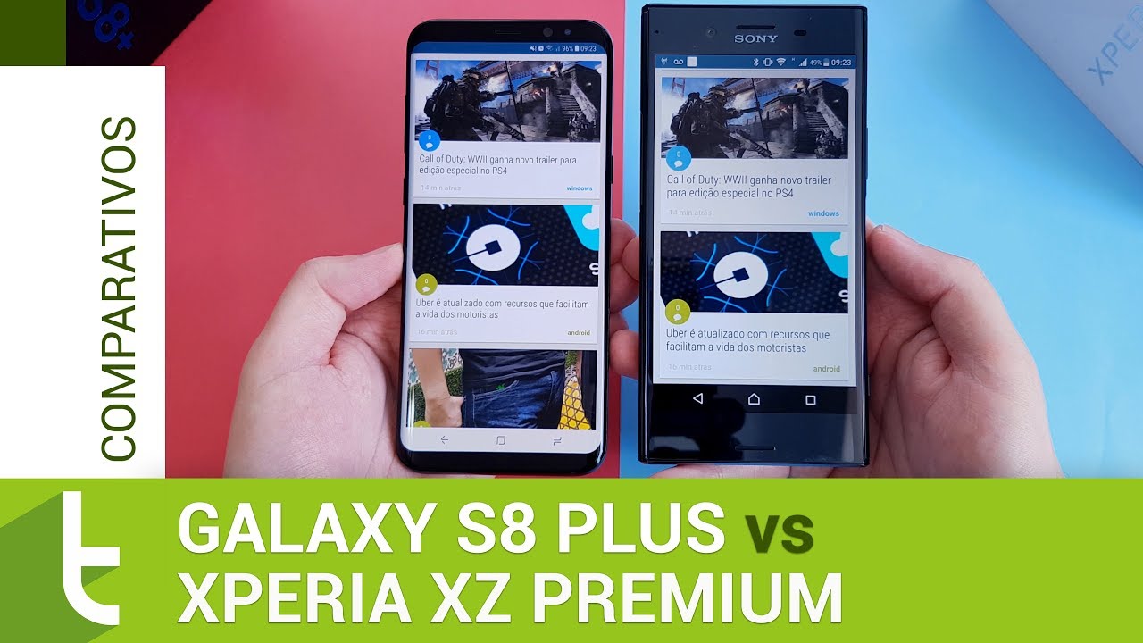 Galaxy S8 Plus vs Xperia XZ Premium | Comparativo do TudoCelular