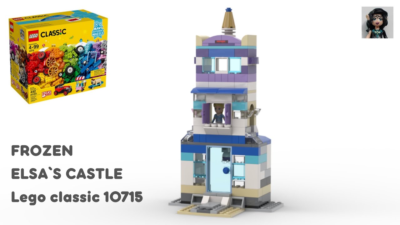 FROZEN ELSA`s CASTLE ❄️ Lego classic 10715 ideas How to build easy