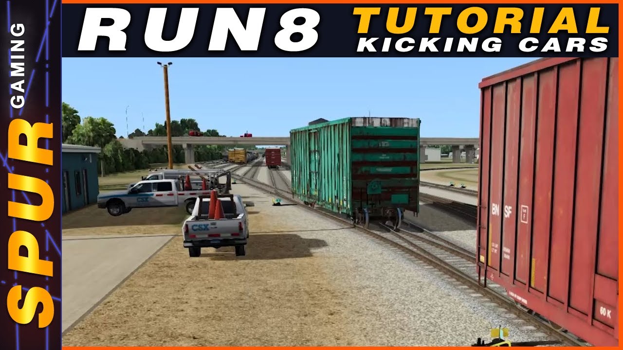 Run8 Train Simulator Tutorial - How to Kick Cars | 2024