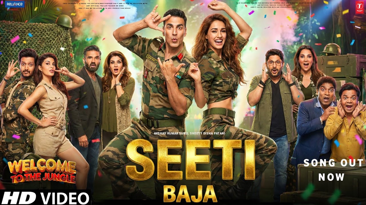 Welcome To The Jungle Fan made Song : Seeti Baja | Akshay Kumar | Raveena Tandon | Sunil | Fan Made 