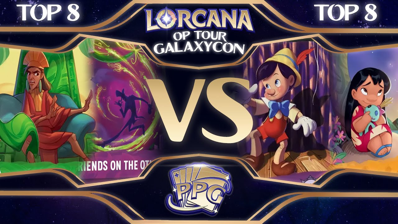 TOP 8 - Emerald/Amethyst Hyper Aggro v. Amber/Amethyst Hyper Aggro - Lorcana OP Tour Galaxycon