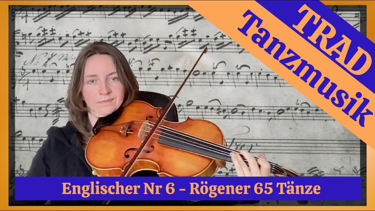 Nr 6 Englischer - 65 Tänze-Polonäsen Violine Primo, G.H. Rögener, 18th century