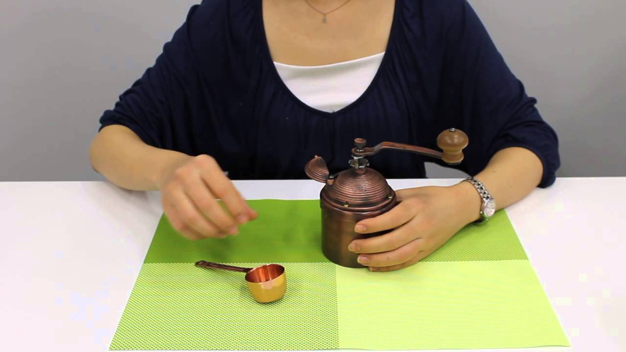 Pour Over Coffee mill K-2 hand grinder Goods and copper Major cup From Japan