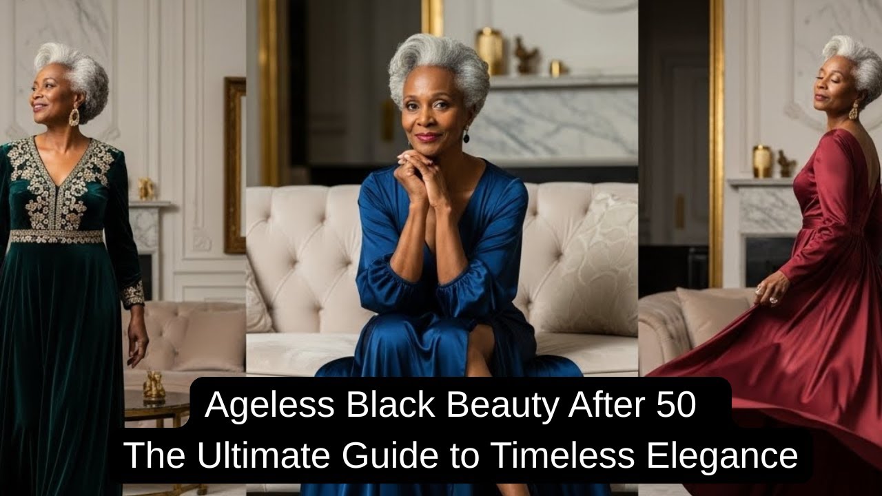 Ageless Elegance Over 50 | Luxury Fashion for Mature Black Women