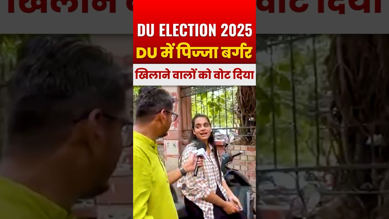 DU Election 2025 | Students Voted for Pizza & Burger Bribes!