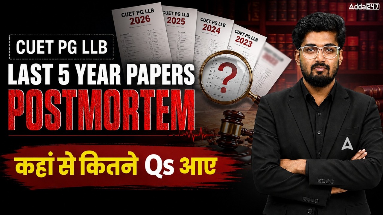 CUET PG LLB 2027 PYQ Analysis | 5-Year Paper Analysis, Important Topics & Preparation Strategy