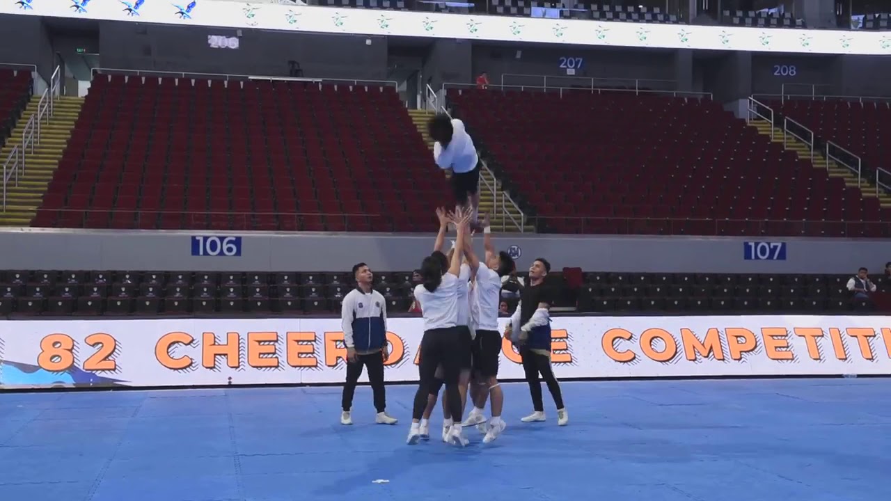 NU PEP SQUAD GROUP STUNTS REHEARSAL UAAP CDC 2019