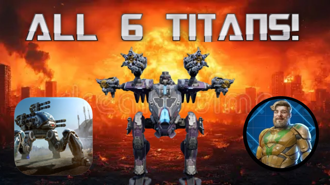 NEW NEWTON TITAN KILLS ALL 6 TITANS IN 1 MINUTE 30 SECONDS!   GAME OVER? (War Robots)