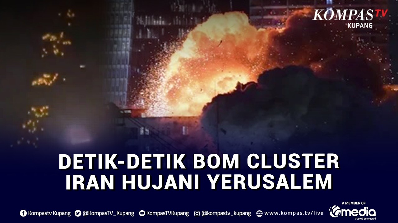 Detik-detik Rudal Iran Hujani Yerusalem Pada 9 Maret, Diduga Lepaskan Bom Kluster
