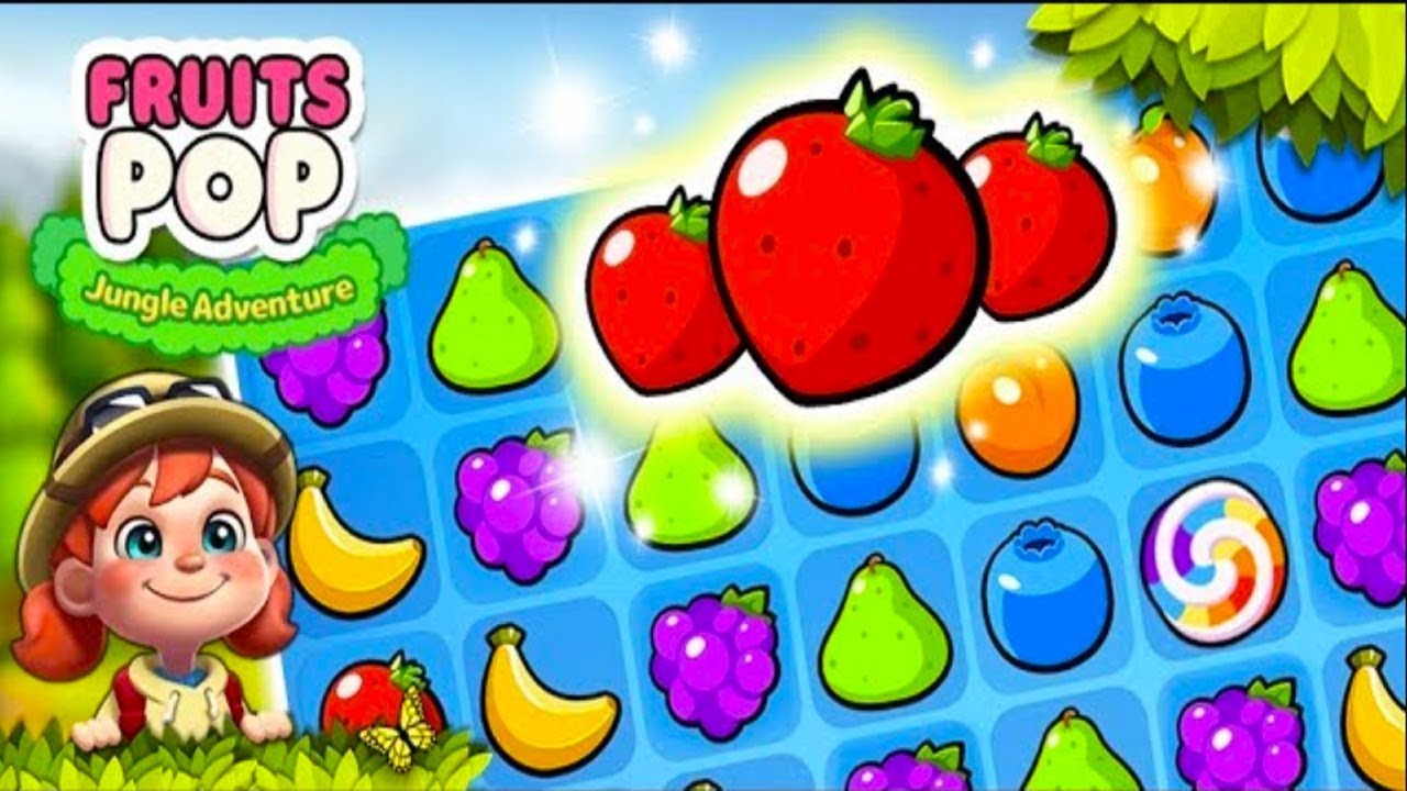 Fruits POP - Jungle Adventure - Match 3 Android/iOS Gameplay ᴴᴰ