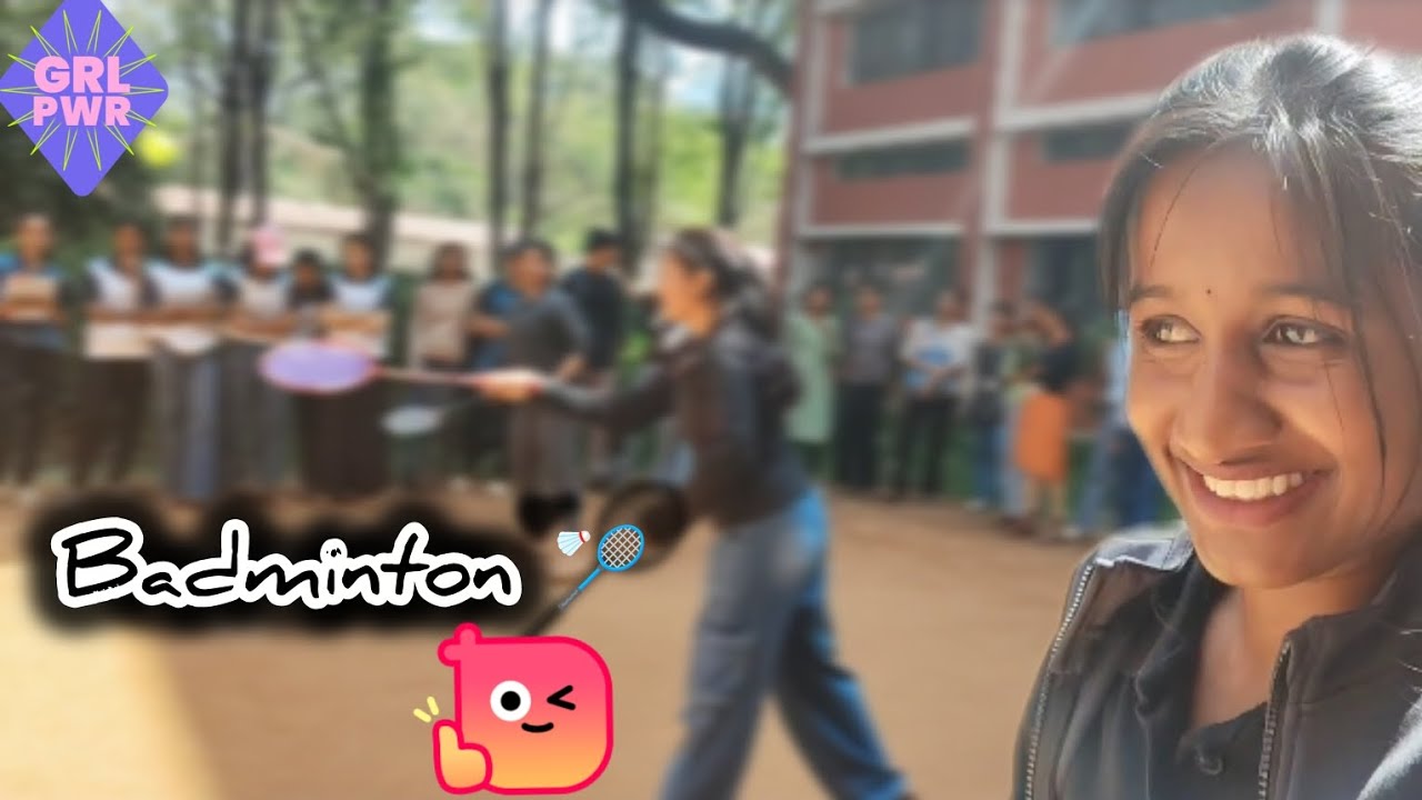 Badminton 🏸|Chanda_ನಾ_dairies_8|Chandana Gangaiah|JSS BOTANICA 