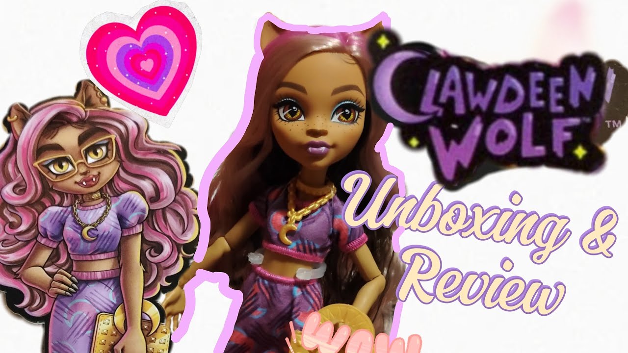 Monster High Monsteristas Clawdeen Wolf Unboxing! 🐺