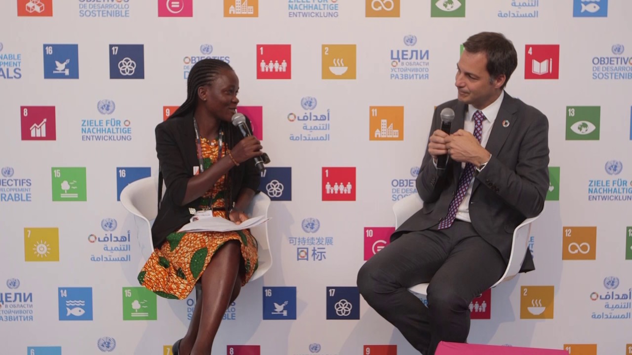 Role of Youth for the SDGs: Alexander De Croo, Deputy Prime Minister of Belgium