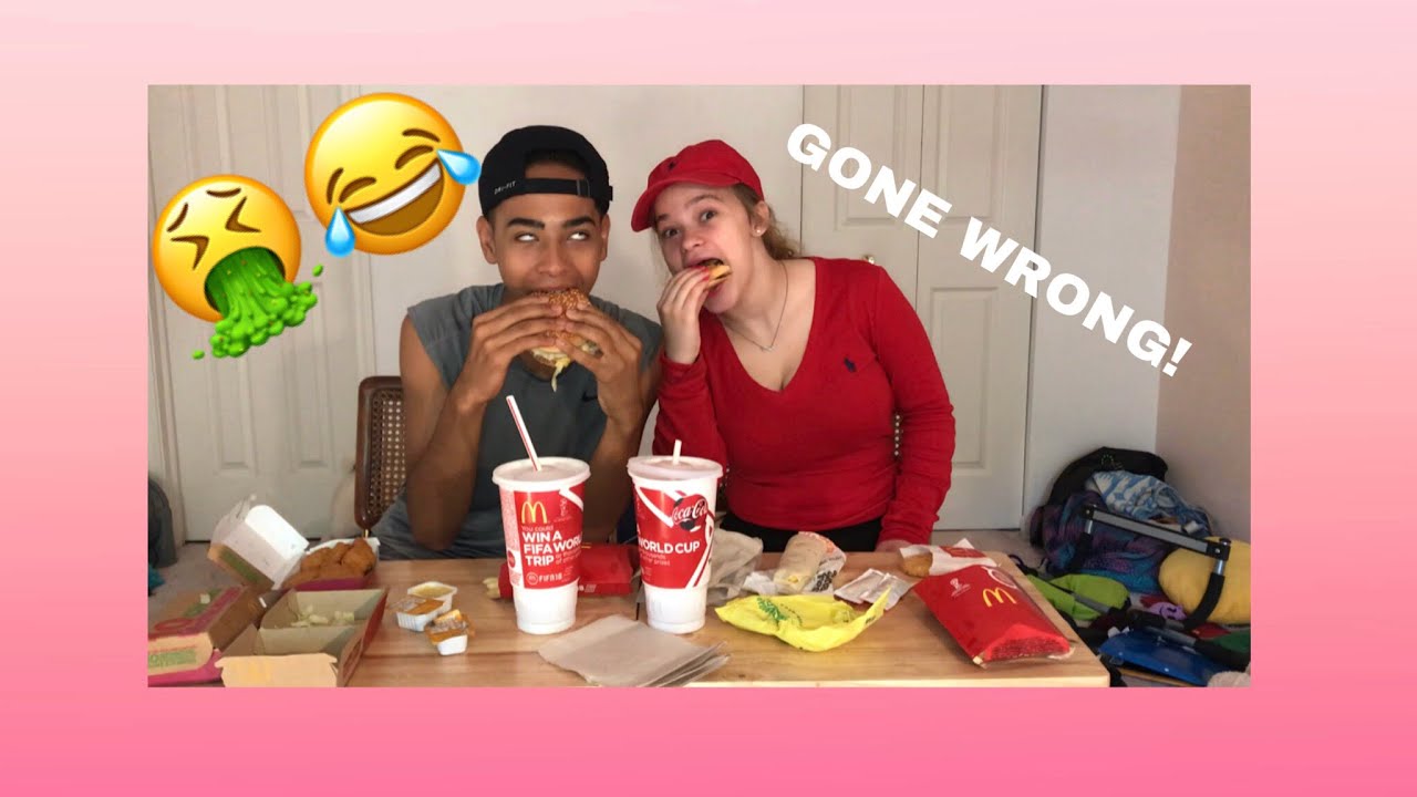 MCDONALDS MUKBANG *THROW UP WARNING* omg...