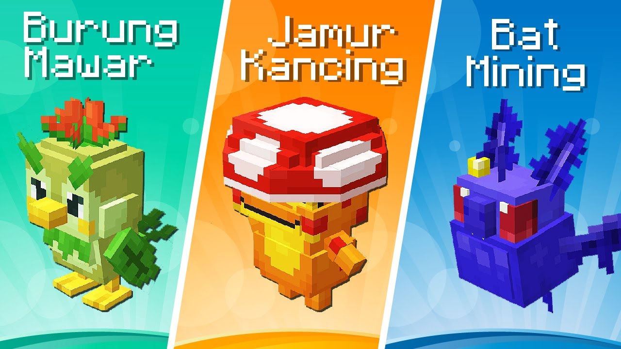 20+ IDE HEWAN LUCU YANG TELAH DIHAPUS OLEH MINECRAFT