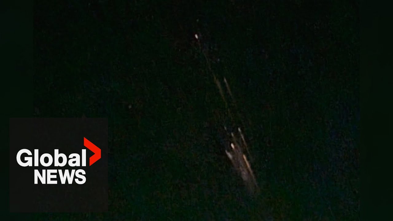 SpaceX Starlink junk lights up night sky in Saskatchewan
