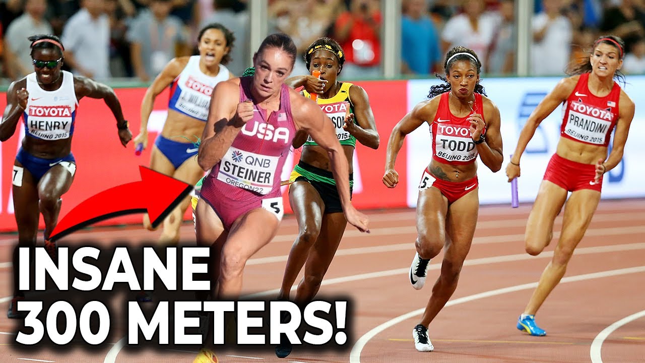 Something INSANE Just Happened In The Female's 300 Meters - Abby Steiner