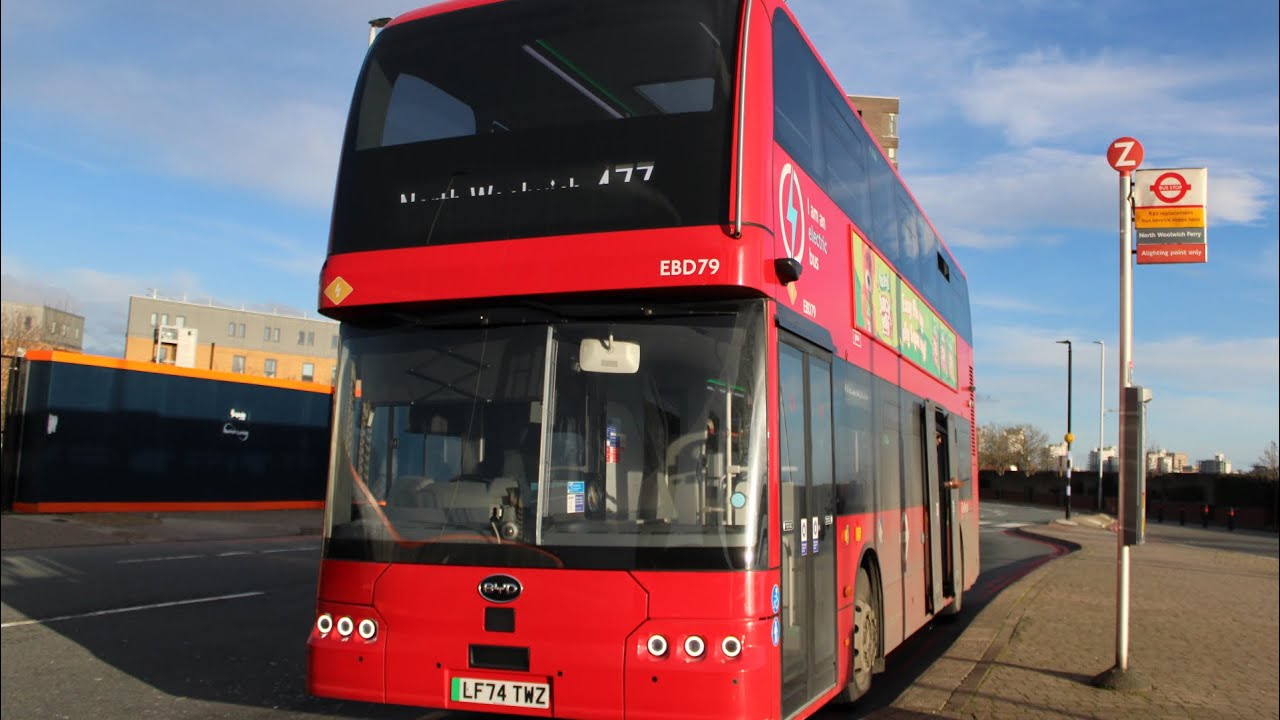 Full Route Visual | London Bus Route 473 | Towards North Woolwich | EBD79 (LF74 TWZ)