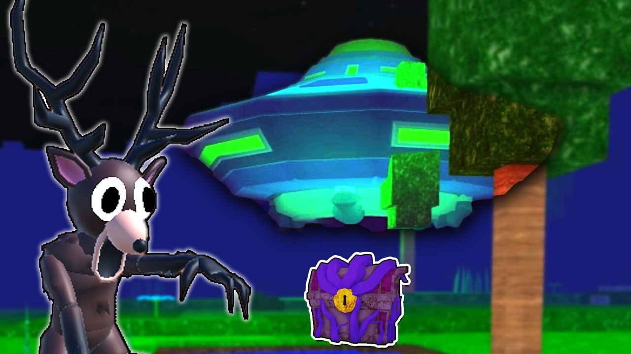 วิธีค้นหายานอวกาศและหีบสมบัติของมนุษย์ต่างดาวในเกม 99 Nights in the Forest บน ROBLOX