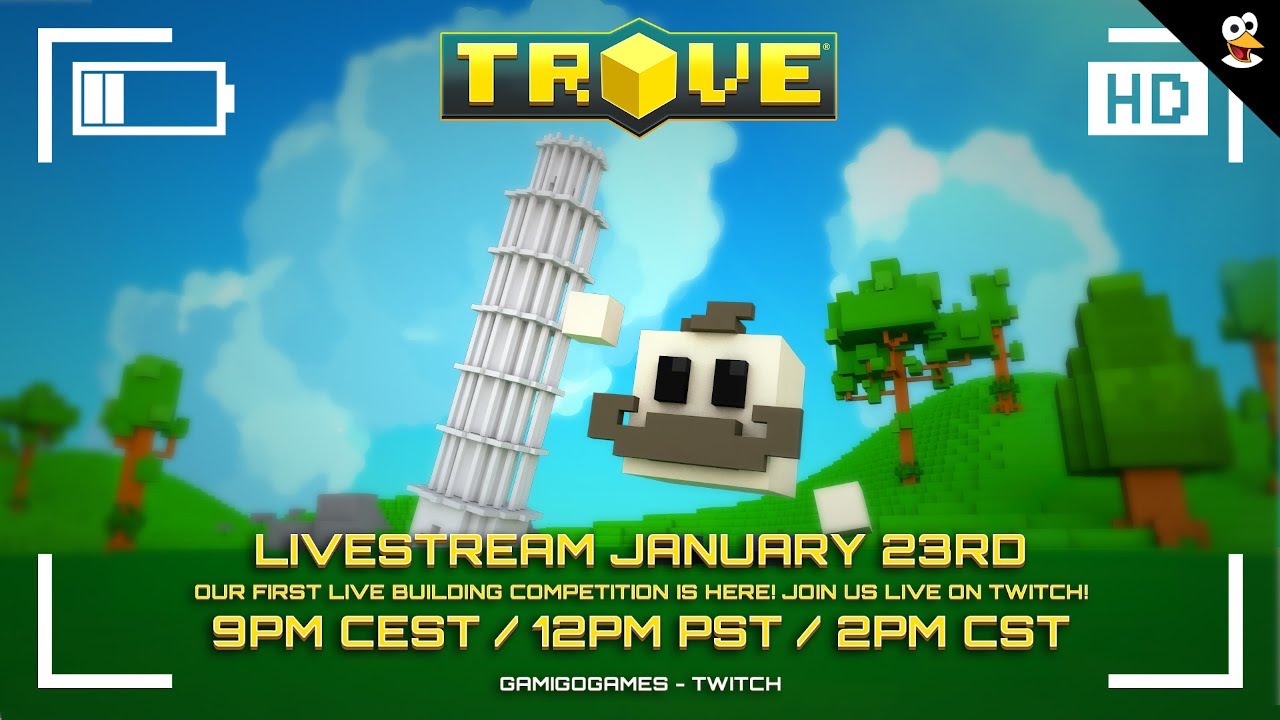 TROVE | Master Builder – Live Stream On January 23!