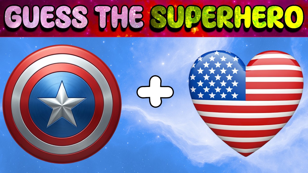 Can You Guess The Superhero By Emoji? 🕷🦸 Marvel & DC Superheroes Emoji Quiz | Quiz Heat