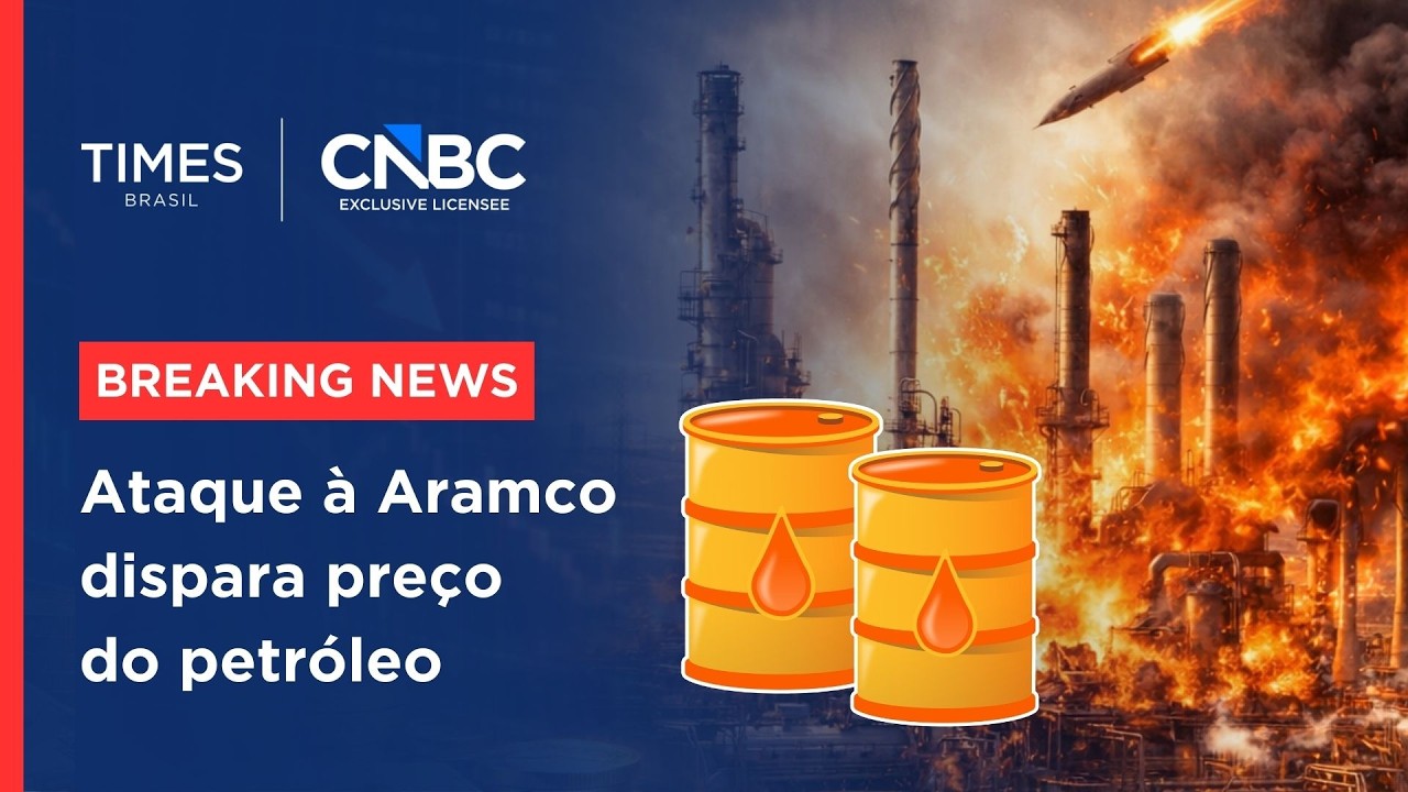 Gigante petrolífera Saudi Aramco é atingida por drone e fecha refinaria | BREAKING NEWS