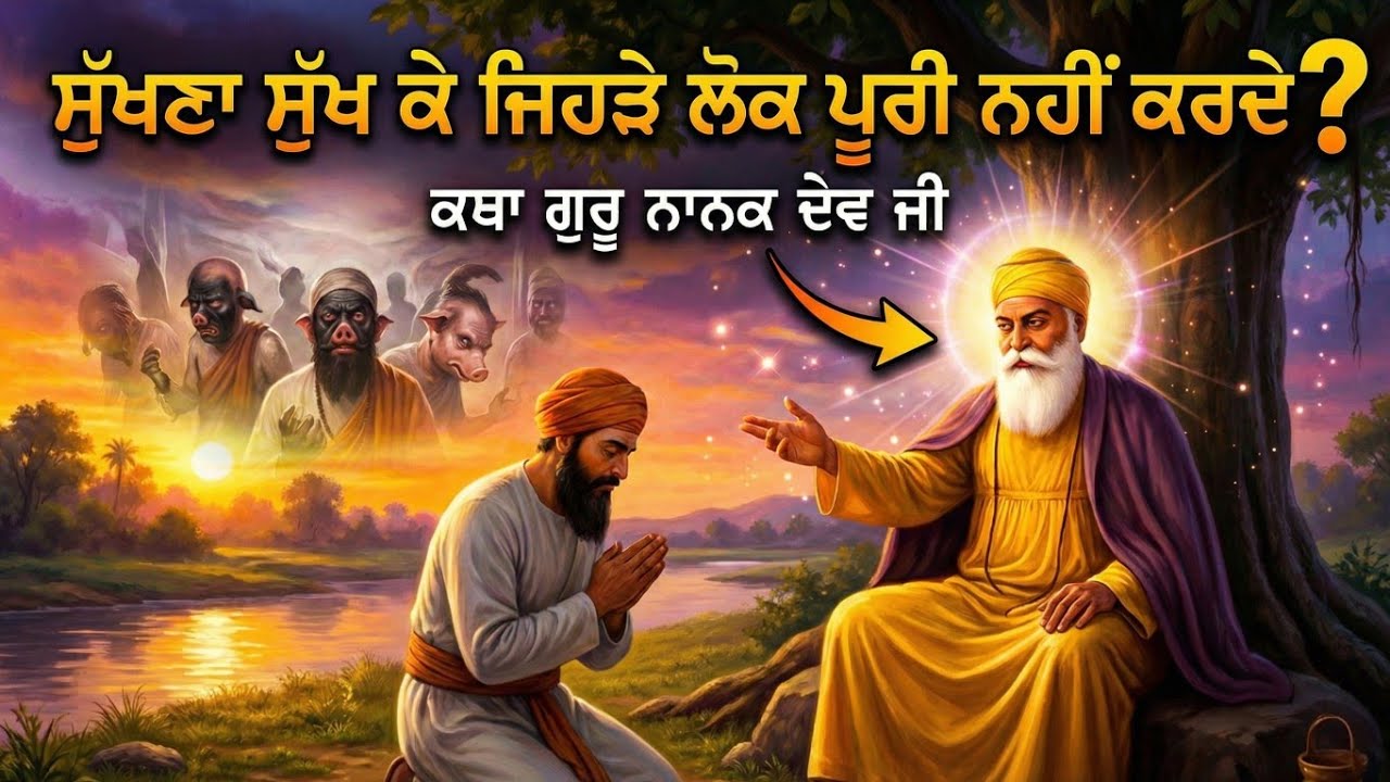 ਸੁੱਖਣਾ ਸੁੱਖ ਕੇ ਜਿਹੜੇ ਲੋਕ ਪੂਰੀ ਨਹੀਂ ਕਰਦੇ ਉਨ੍ਹਾਂ ਦਾ ਕੀ ਹਾਲ ਹੁੰਦਾ? || Guru Nanak Dev Ji Sakhi 