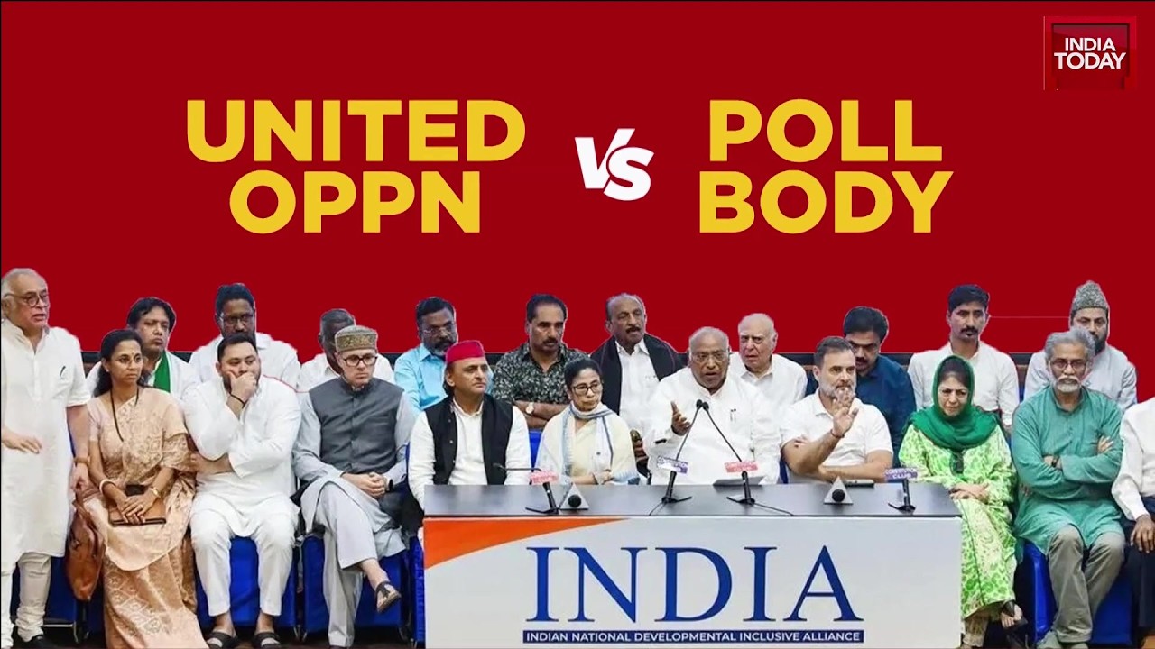 INDIA Bloc Alleges Election Commission Bias, Demands Paper Ballots In Letter To CJI | India Today