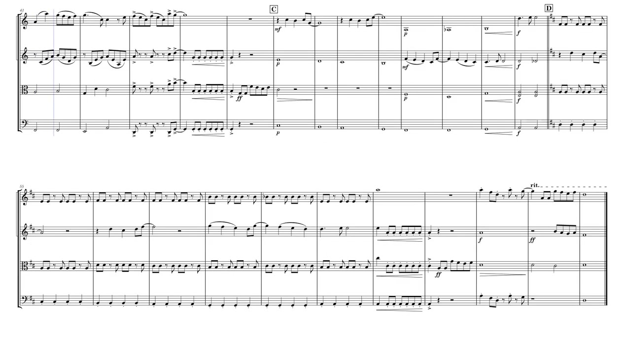 My Neighbor Totoro – Joe Hisaishi - Strings Quartet by Arr: Leia H.