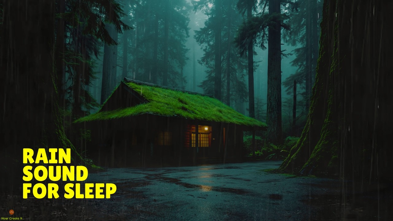 Rain Sound for Deep Sleep, Relaxing Forest Ambience and Peaceful Night Meditation Therapy
