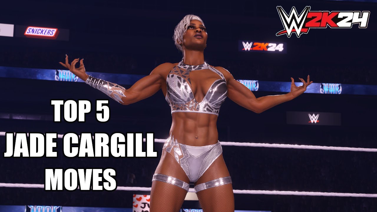 TOP 5 MOVES OF JADE CARGILL - WWE 2K24