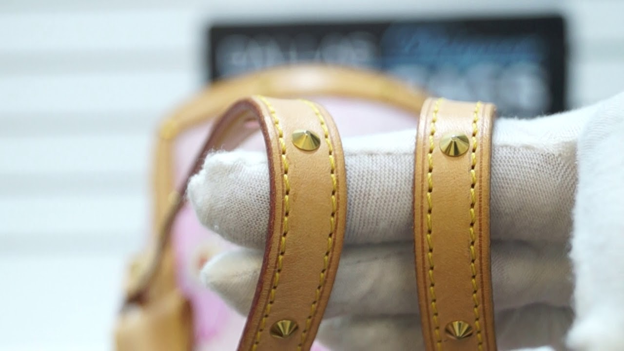LOUIS VUITTON Papillon Pink Monogram Cherry Blossom Tote Handbag REVIEW |PRE-OWNED