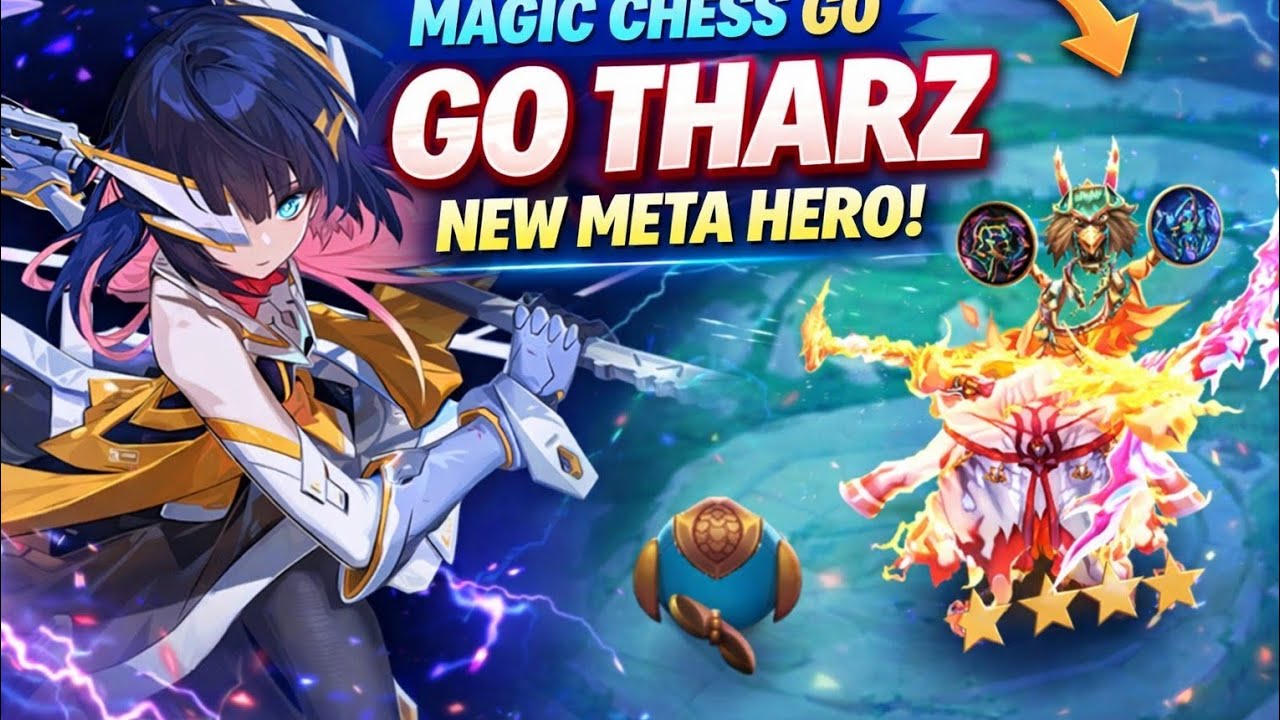 NEW META HERO 😱 Tharz DOMINATES Magic Chess Go Go #magicchessgogo 