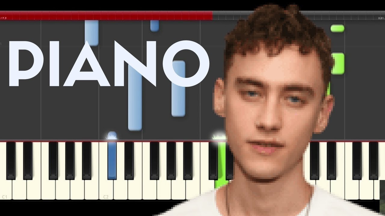Years and Years MNEK  Valentino Piano Midi tutorial Sheet app Cover Karaoke