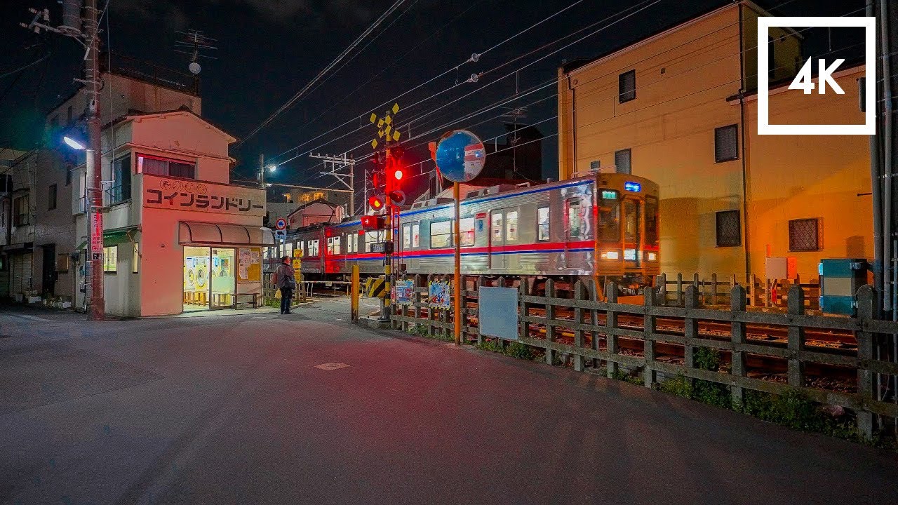Tokyo,Japan -Takasago After Dark: A Retro Showa Walking Tour | 4K HDR