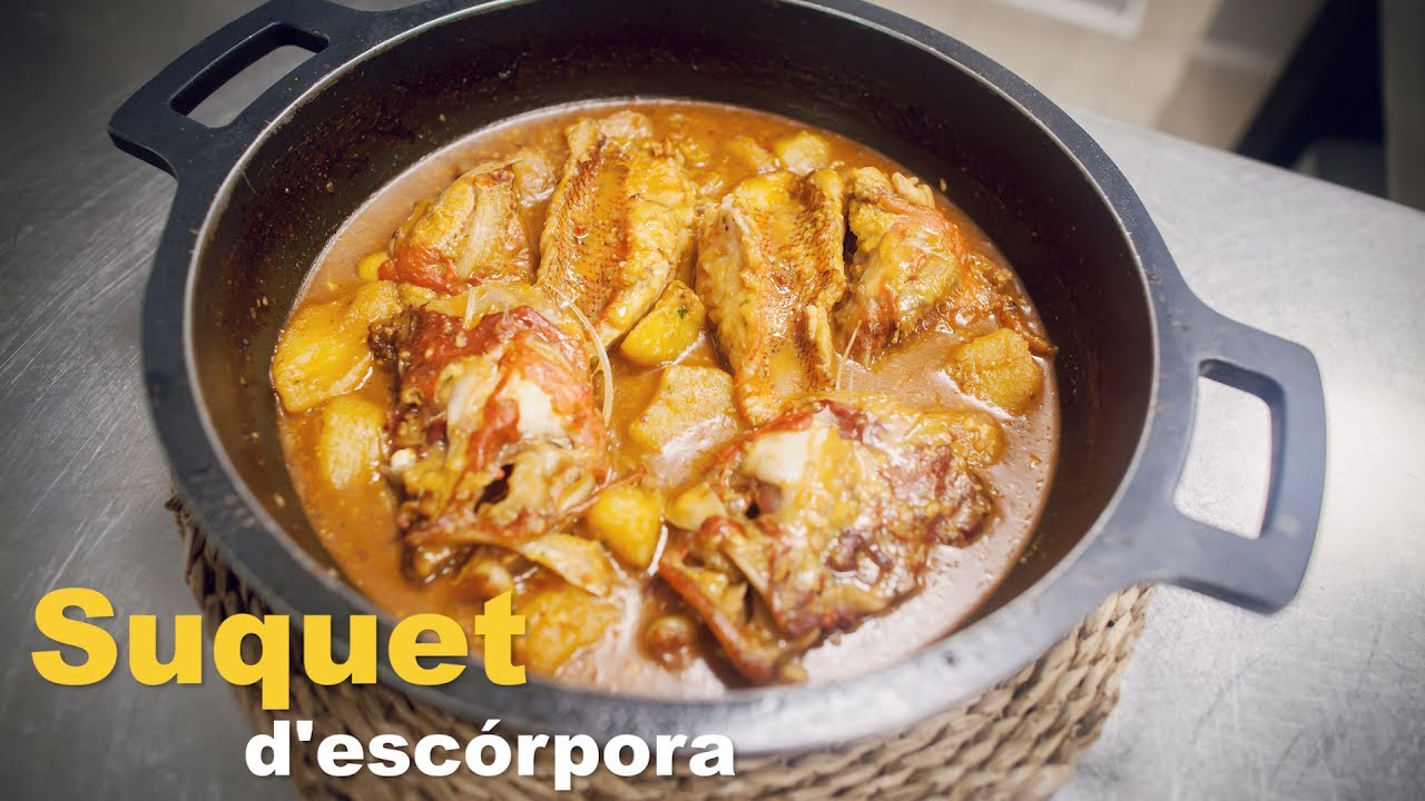 Suquet d'escórpora de Marc Esteve