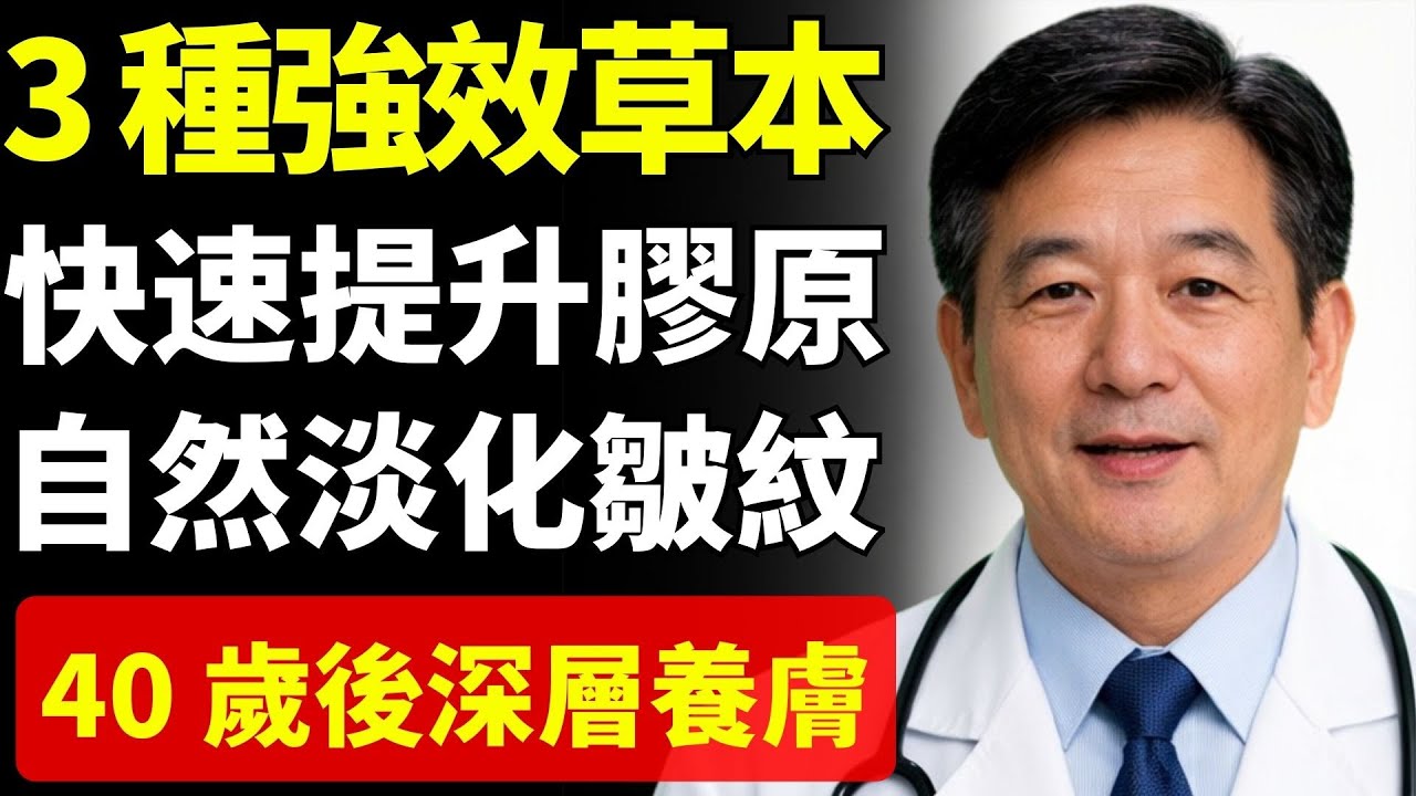 3 種強效草本，加速膠原生成，淡化皺紋，40 歲後深層養膚