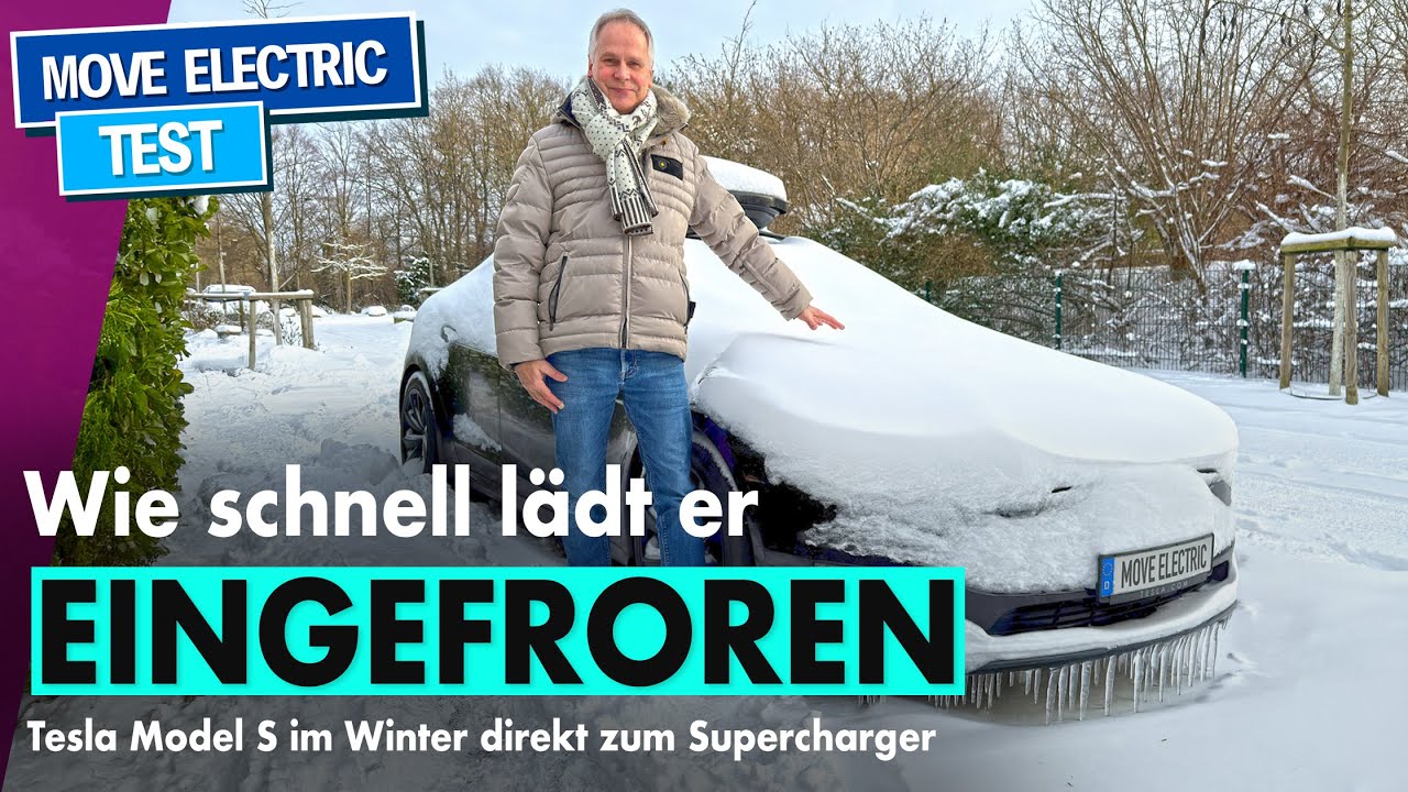 Tesla Tiefgefroren - Wie schnell lädt er am Supercharger? Tipps für mehr Reichweite im Winter