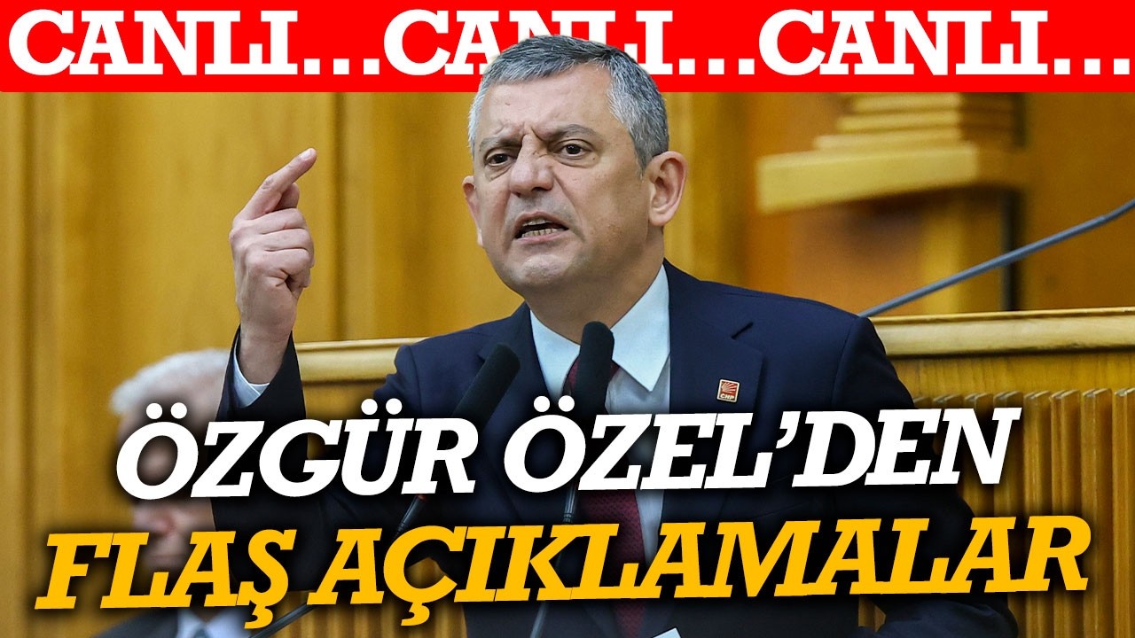#CANLI CHP Grup Toplantısı: Özgür Özel’den Devlet Bahçeli’ye jet yanıt!