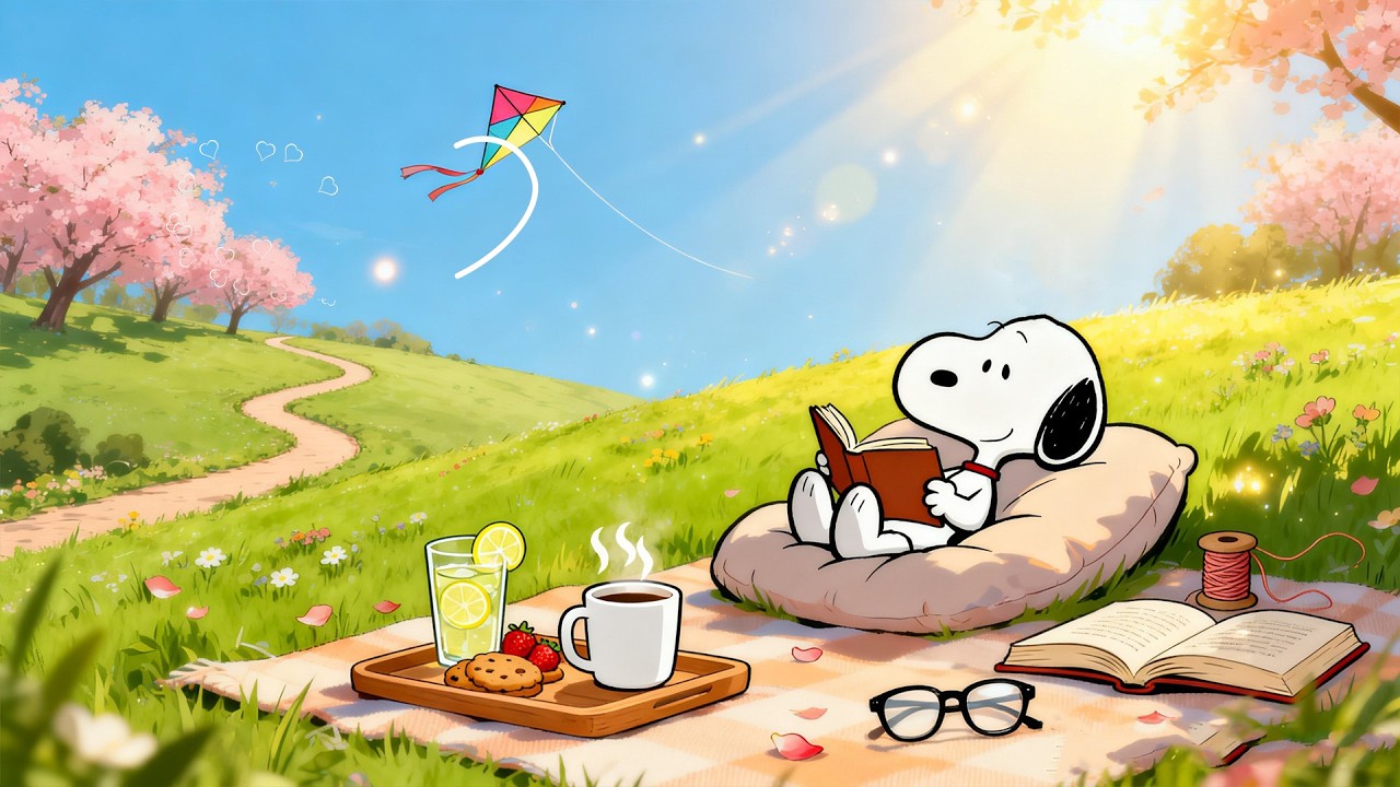 Snoopy&rsquo;s Summer Picnic Dreams ☀️ Chill Lofi Beats for Relax, Study & Peaceful Vibes