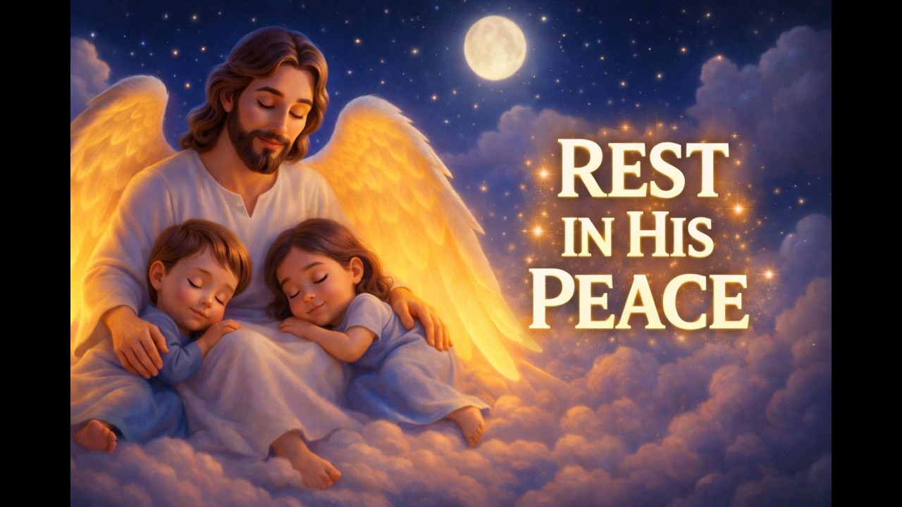 Sleep Safely Under His Holy Wings Tonight 🌙 | Peaceful Christian Sleep Worship for Deep Rest