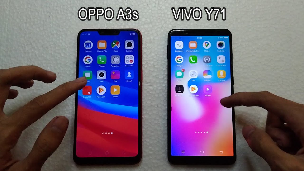 Speed Test OPPO A3s VS VIVO Y71 Uji Kecepatan Sebelum Beli (Camera/Pengaturan/Maps/File/Boot Ulang)