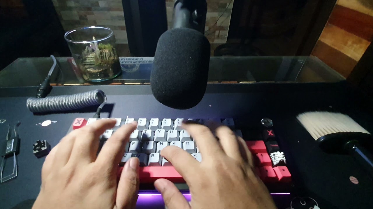 mw65 (cheap 68 r2) sound test with gateron black inks v2
