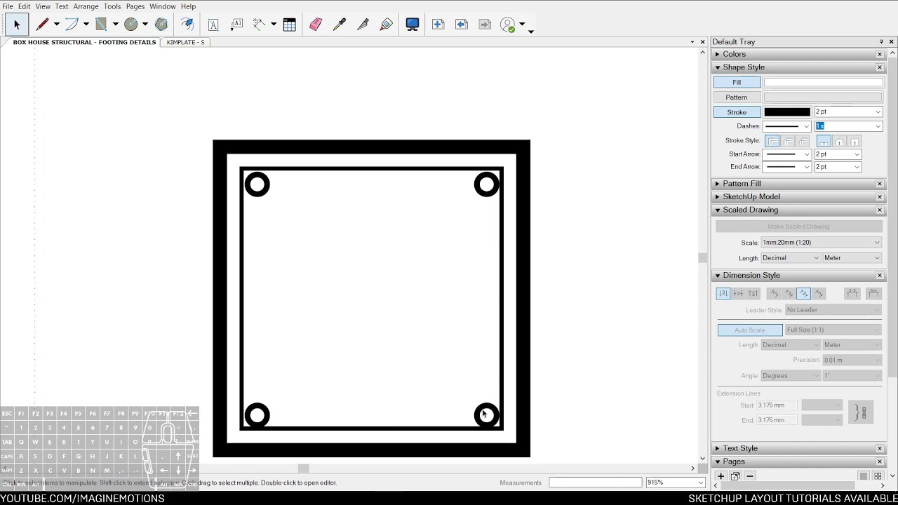 Sketchup Blueprint 2c - Structural Details (3/3)