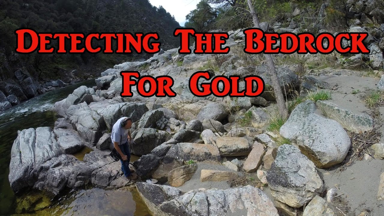 Detecting the bedrock for gold