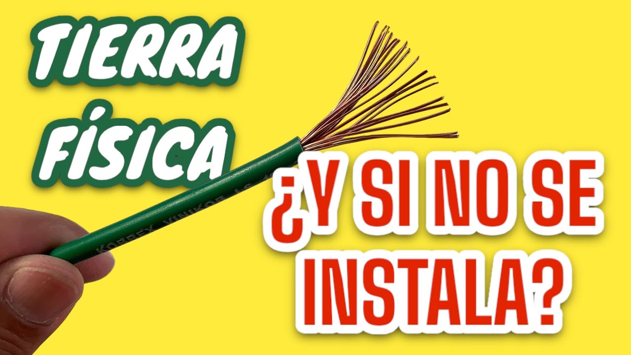 Esto pasa si no conectamos la TIERRA FÍSICA