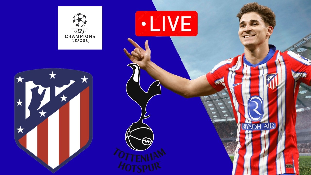 Atlético Madrid vs Tottenham  LIVE - UEFA Champions League 2025/2026 - Play-offs ⚽ Watch Now