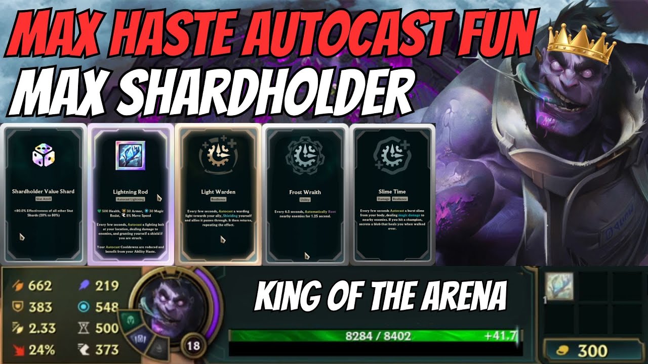 74,000 HP Game AND MAX SHARDHOLDER, MAX HASTE, 4 AUTOCAST Mundo!