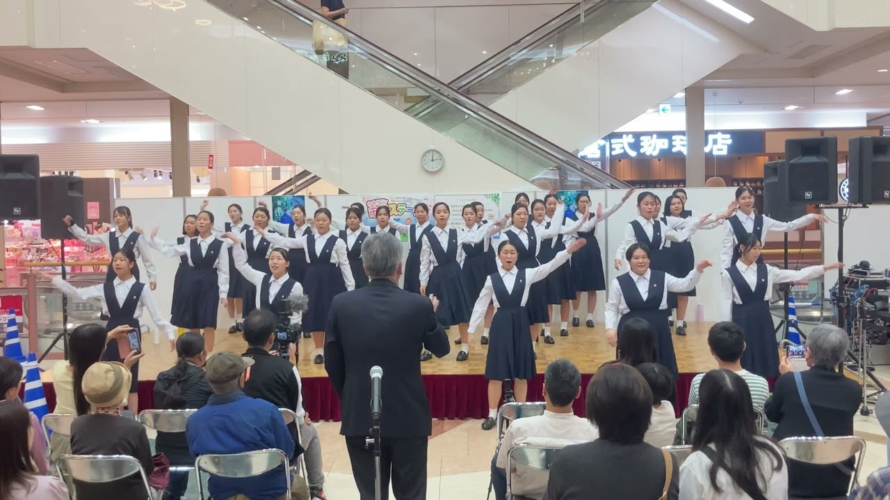［4K］久留米信愛中学校・高等学校女性合唱団/ゆめタウン市民芸能まつり2024.05.06/ゆめタウン久留米市民ステージ