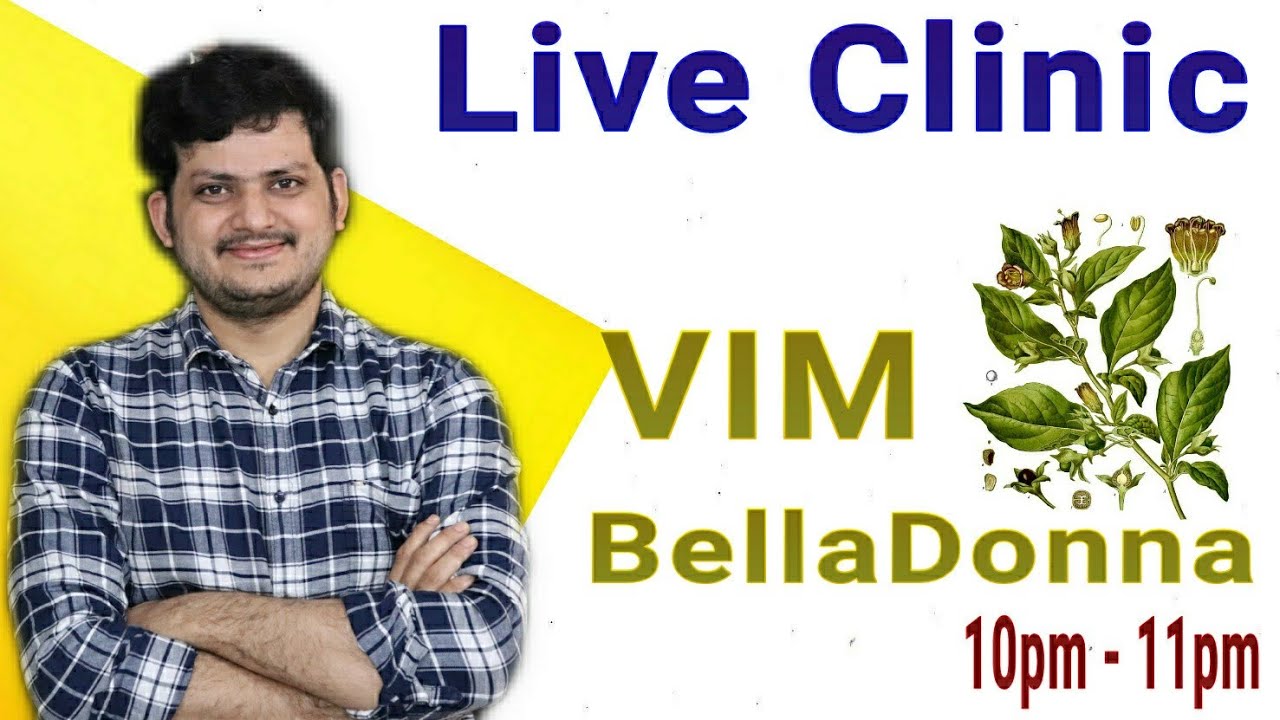 BellaDonna VI Symptoms | Dr.Kirti Vikram  LIVE CLINIC#1303 14/3/2021